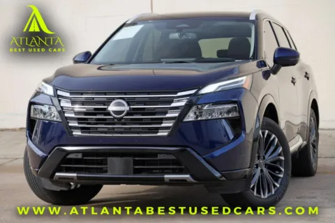Blue 2024 Nissan Rogue Platinum for sale in Peachtree Corners, GA