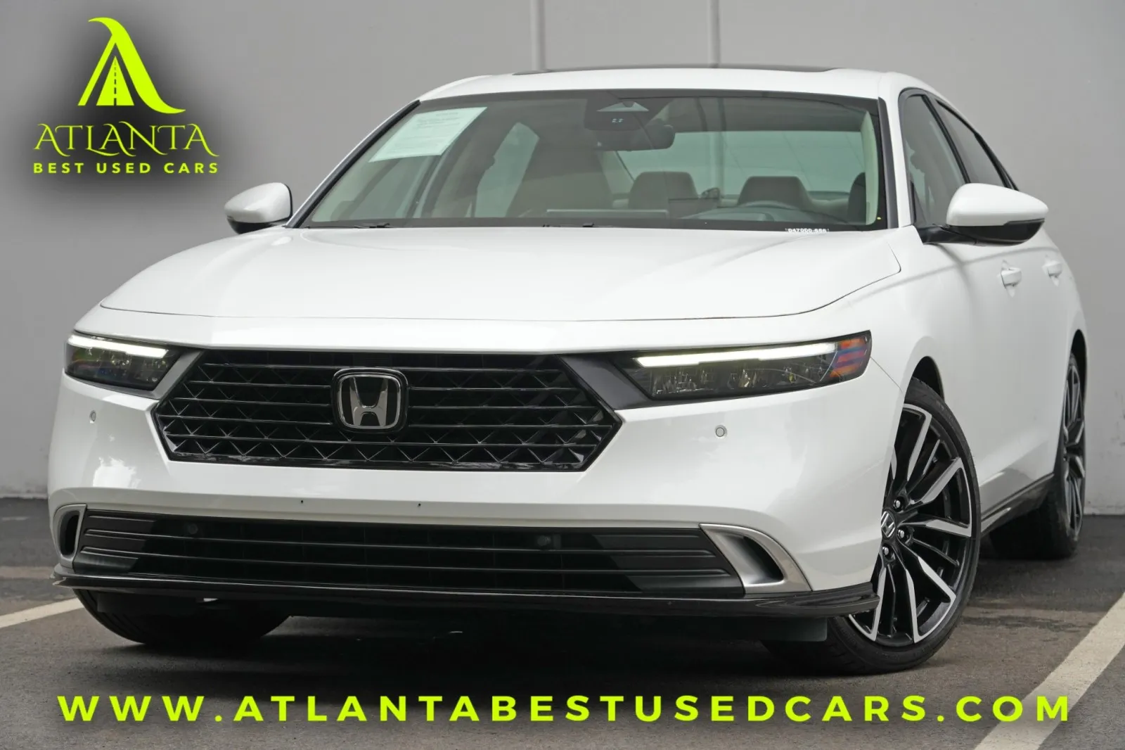 White 2024 Honda Accord Hybrid Touring for sale in Peachtree Corners, GA