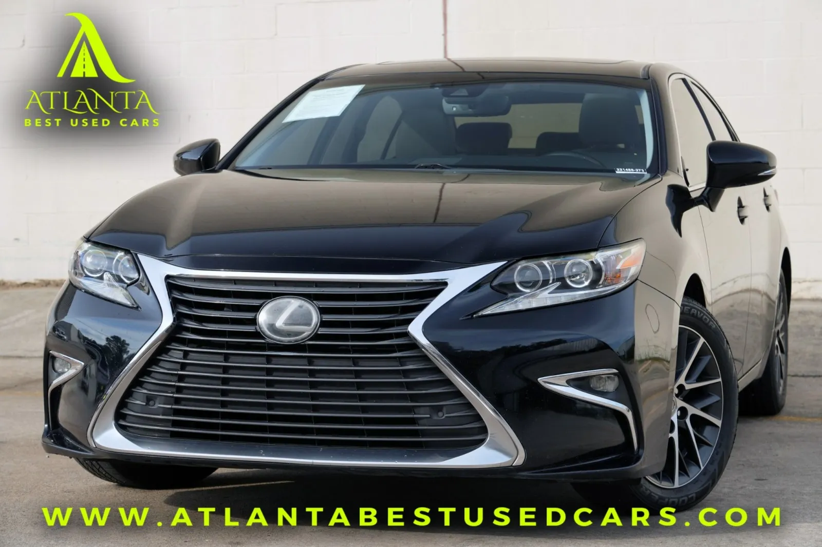 Black 2016 Lexus ES 350 w/ Navigation Package for sale in Peachtree Corners, GA