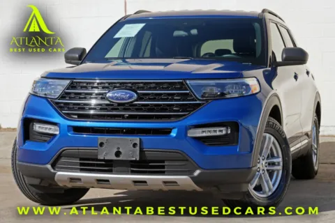 Blue 2020 Ford Explorer XLT for sale in Peachtree Corners, GA