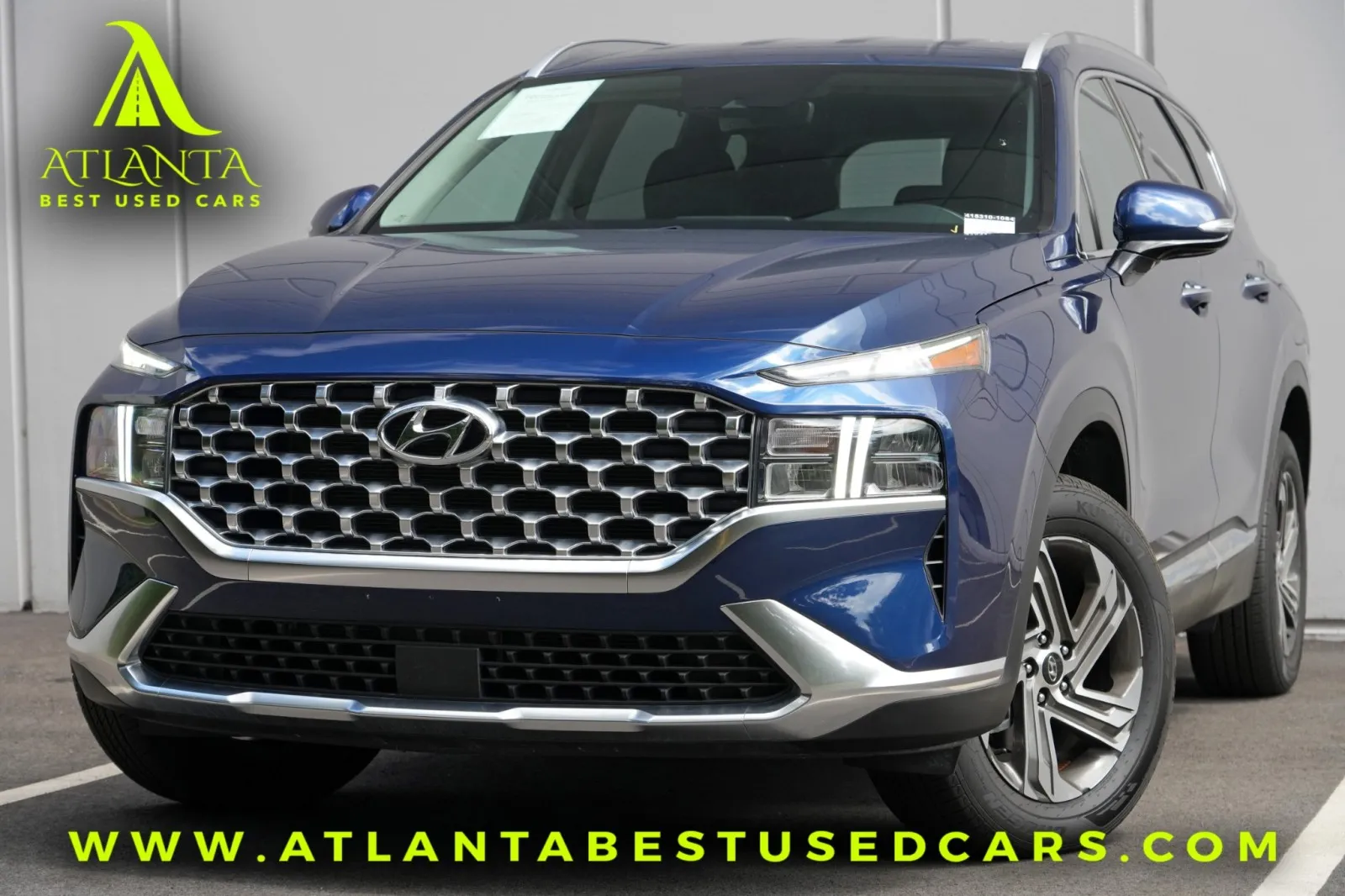 Blue 2022 Hyundai Santa Fe SEL w/ Convenience Package for sale in Peachtree Corners, GA