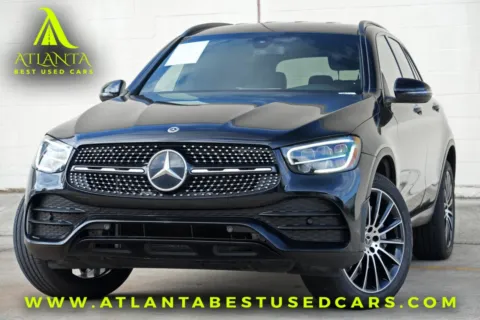 Black 2020 Mercedes-Benz GLC 300 w/ AMG Line, Premium & Night Packages for sale in Peachtree Corners, GA