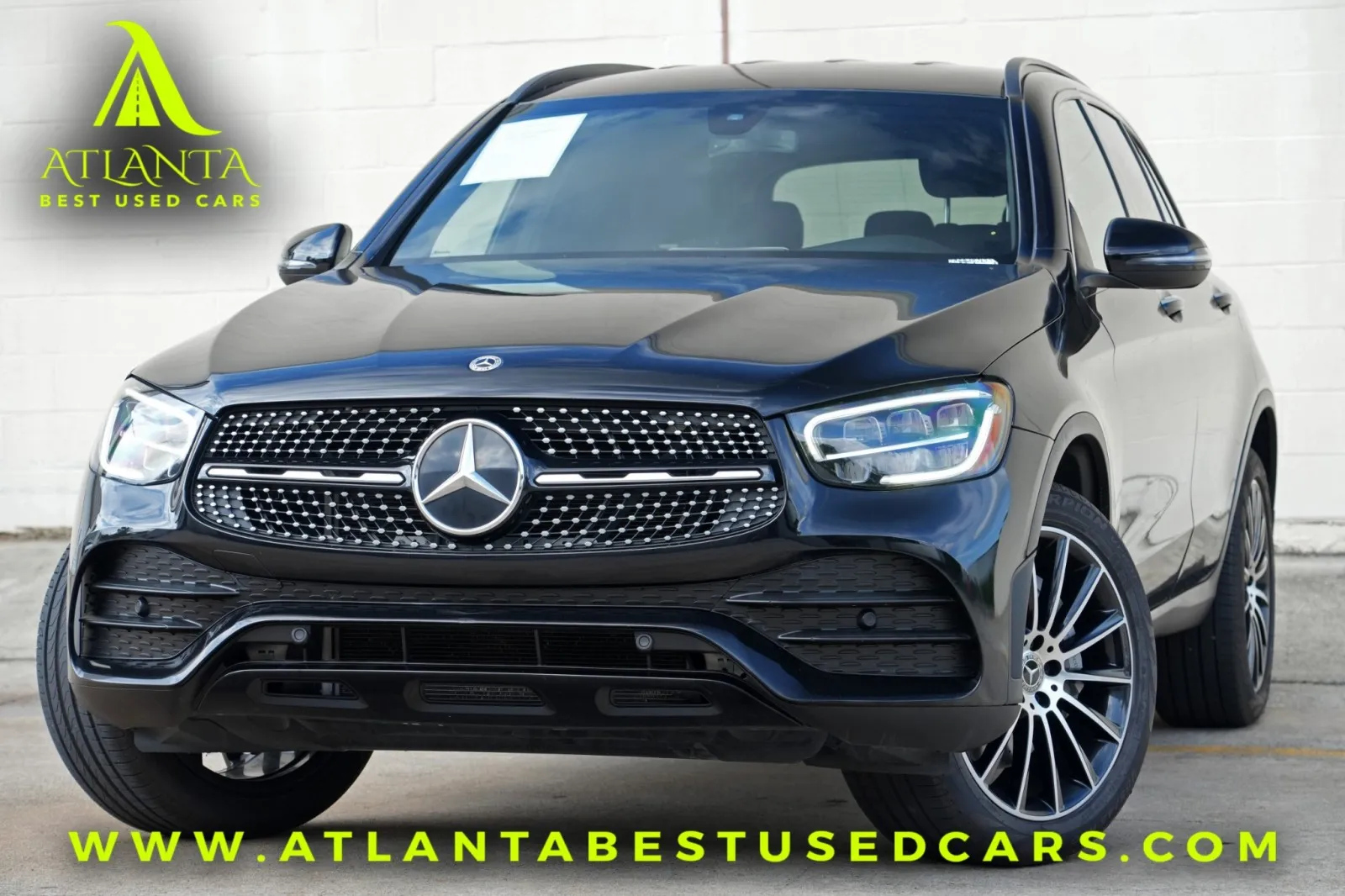 Black 2020 Mercedes-Benz GLC 300 w/ AMG Line, Premium & Night Packages for sale in Peachtree Corners, GA