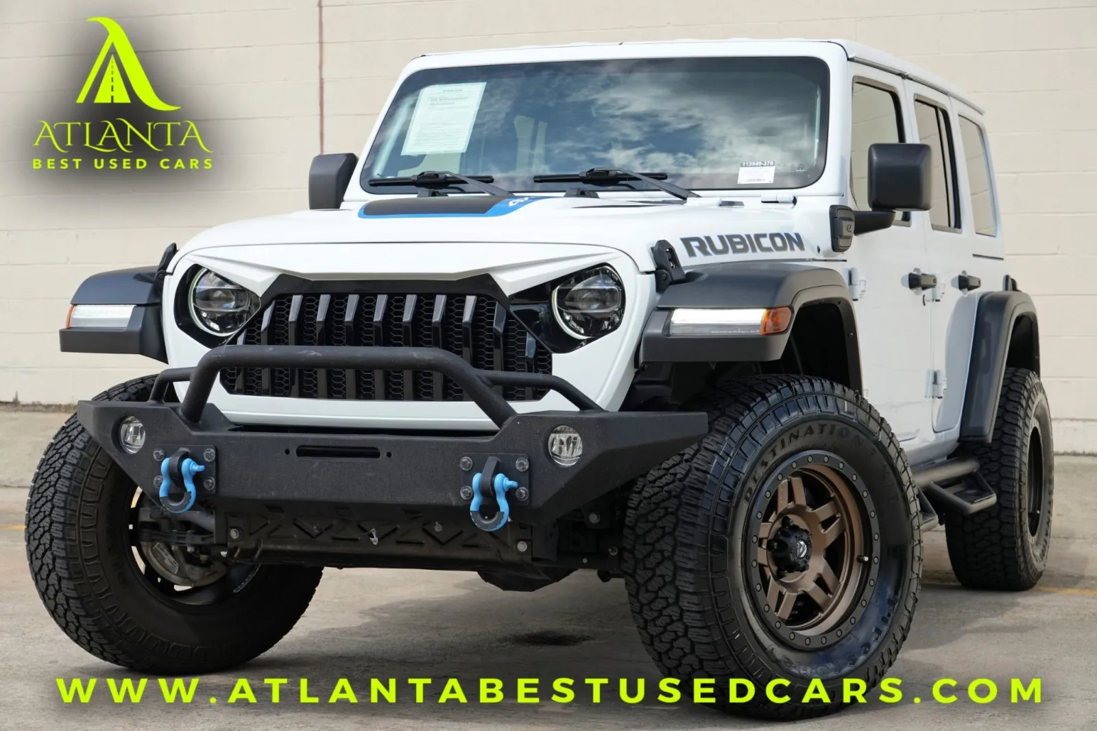 White 2022 Jeep Wrangler 4xe Unlimited Rubicon for sale in Peachtree Corners, GA