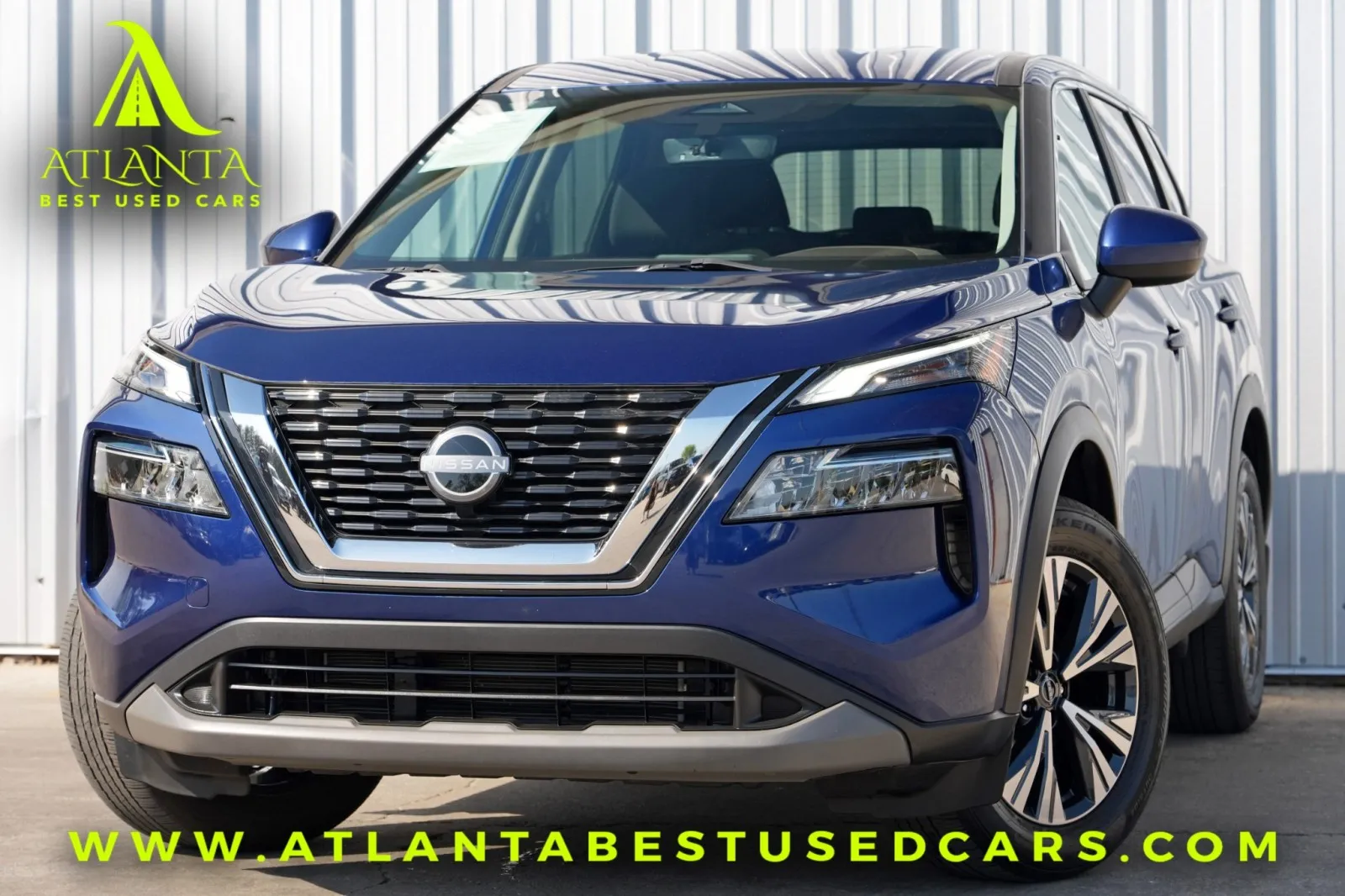 Blue 2023 Nissan Rogue SV for sale in Peachtree Corners, GA