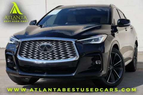 Black 2023 INFINITI QX55 LUXE for sale in Peachtree Corners, GA