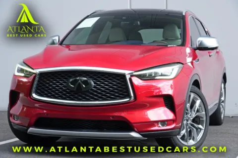 Red 2021 INFINITI QX50 AUTOGRAPH for sale in Peachtree Corners, GA