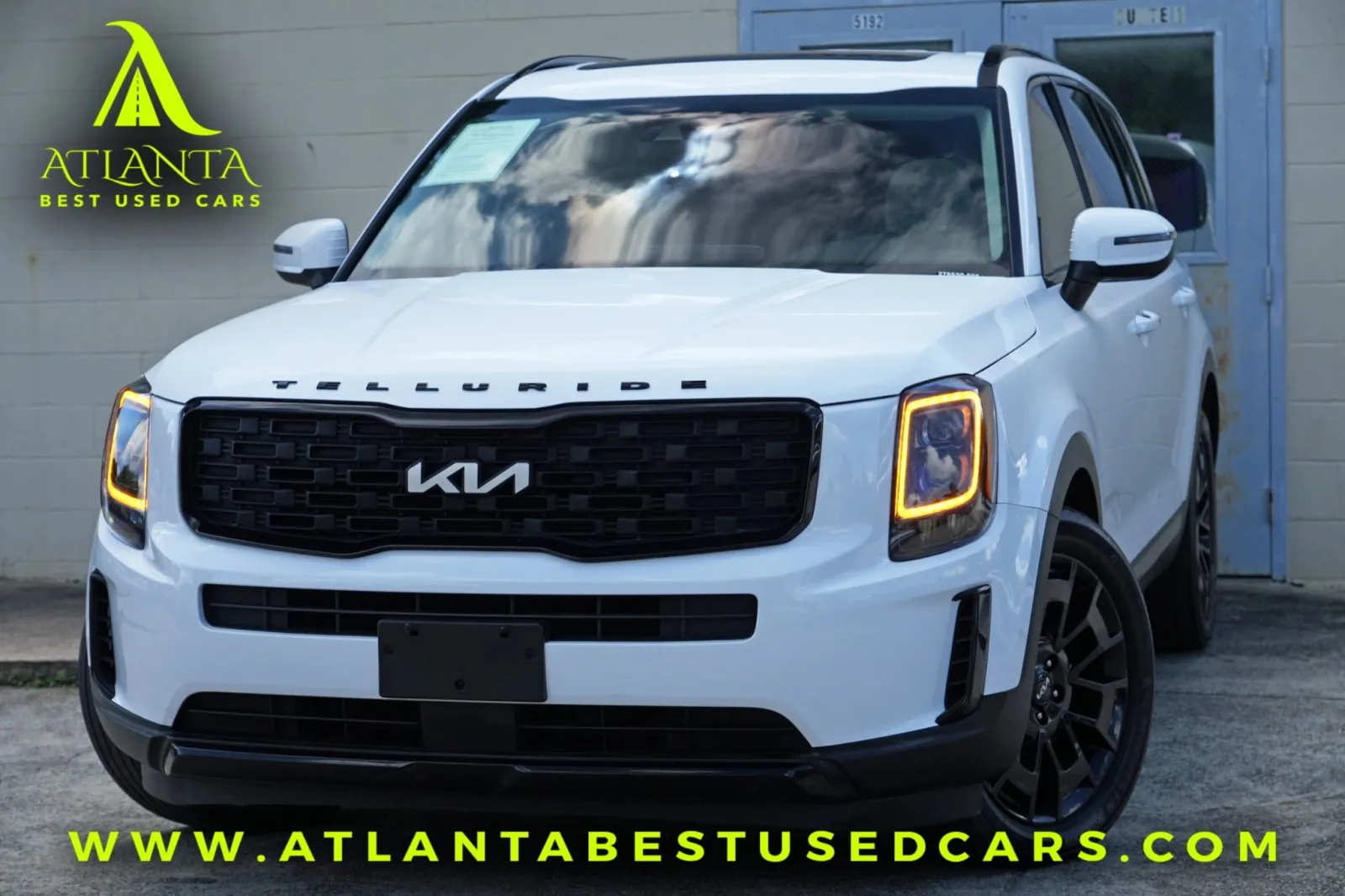 White 2022 Kia Telluride EX w/ Premium & Nightfall Edition Packages for sale in Peachtree Corners, GA