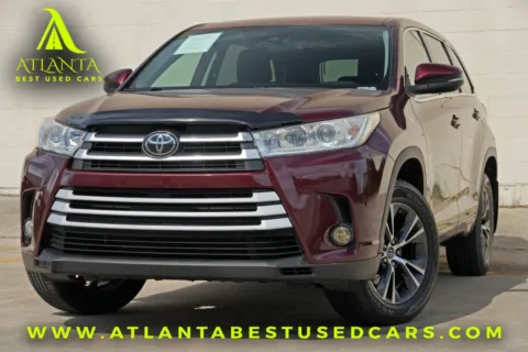 Red 2018 Toyota Highlander LE Plus for sale in Peachtree Corners, GA