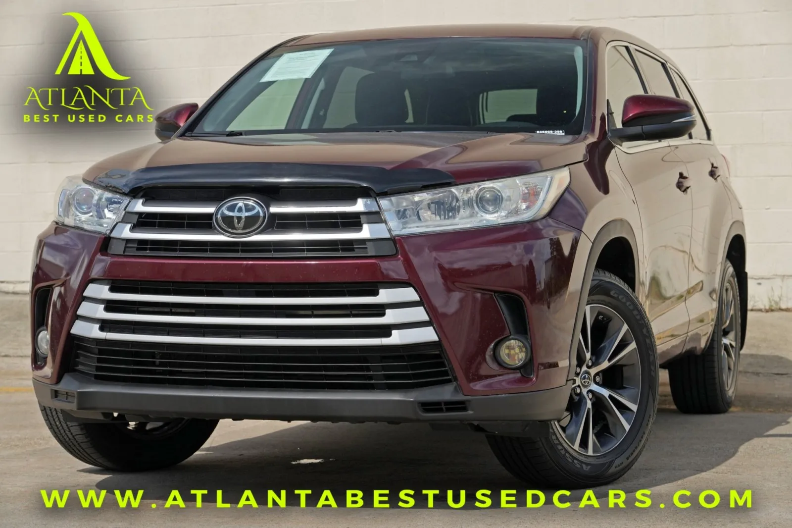 Red 2018 Toyota Highlander LE Plus for sale in Peachtree Corners, GA