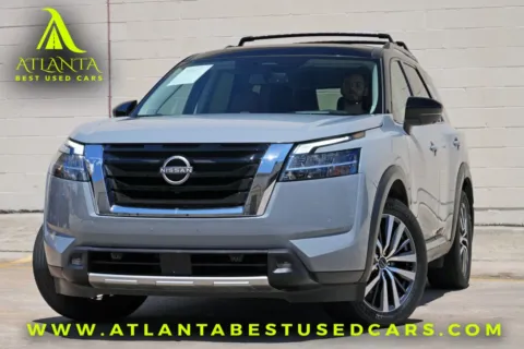 Black 2022 Nissan Pathfinder Platinum for sale in Peachtree Corners, GA
