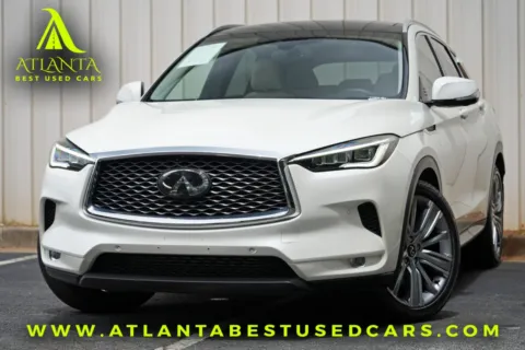 White 2021 INFINITI QX50 SENSORY for sale in Peachtree Corners, GA
