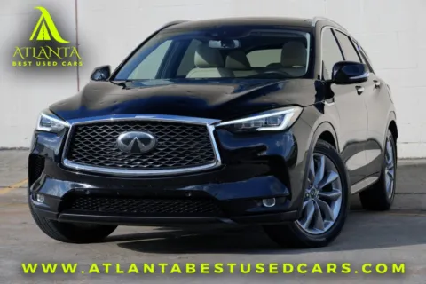 Black 2020 INFINITI QX50 ESSENTIAL w/ Convenience & Proassist Packages for sale in Peachtree Corners, GA