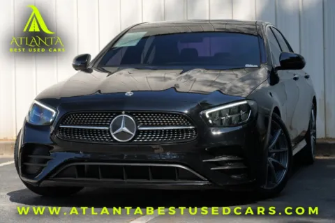 Black 2022 Mercedes-Benz E-Class E 350 w/ AMG Line Exterior Package for sale in Peachtree Corners, GA