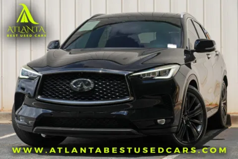 Black 2020 INFINITI QX50 ESSENTIAL w/ Edition 30 & Proassist Packages for sale in Peachtree Corners, GA