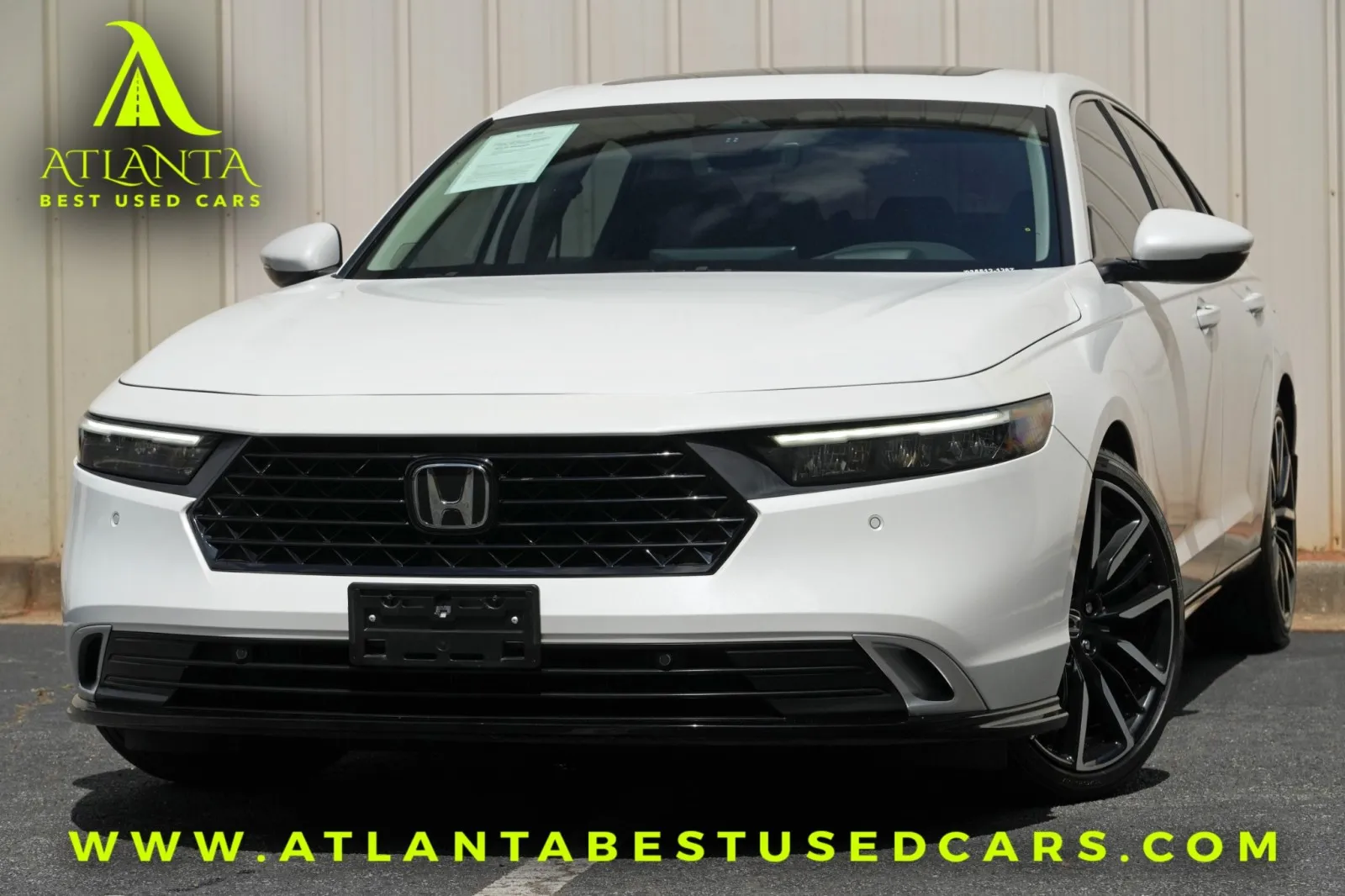 White 2023 Honda Accord Hybrid Touring for sale in Peachtree Corners, GA