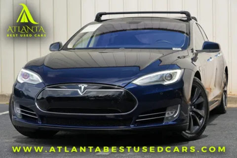 Blue 2014 Tesla Model S 85 kWh Battery for sale in Peachtree Corners, GA