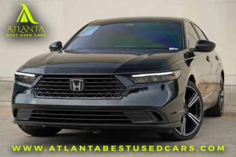 Black 2023 Honda Accord Hybrid Sport for sale in Peachtree Corners, GA