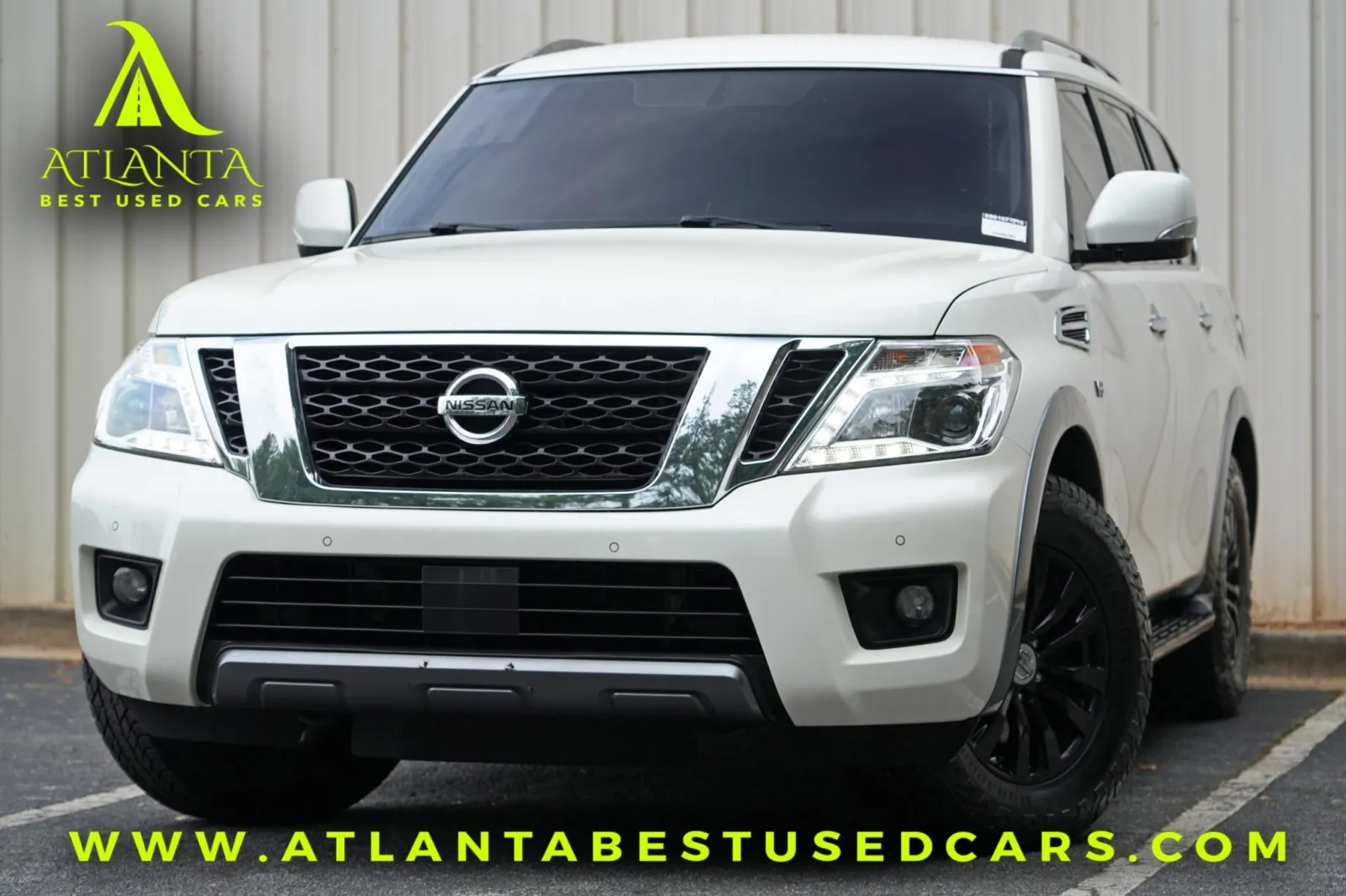 White 2019 Nissan Armada SV w/ Driver Package for sale in Peachtree Corners, GA