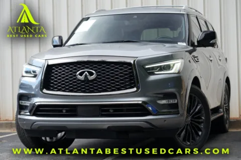 Gray 2020 INFINITI QX80 LUXE w/ Edition 30 & Proassist Packages for sale in Peachtree Corners, GA