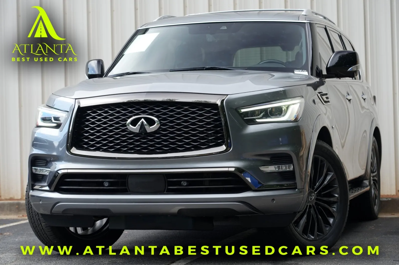 Gray 2020 INFINITI QX80 LUXE w/ Edition 30 & Proassist Packages for sale in Peachtree Corners, GA