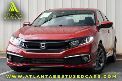 Orange 2019 Honda Civic Sedan EX for sale in Peachtree Corners, GA