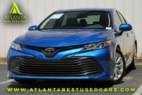 Blue 2019 Toyota Camry LE for sale in Peachtree Corners, GA