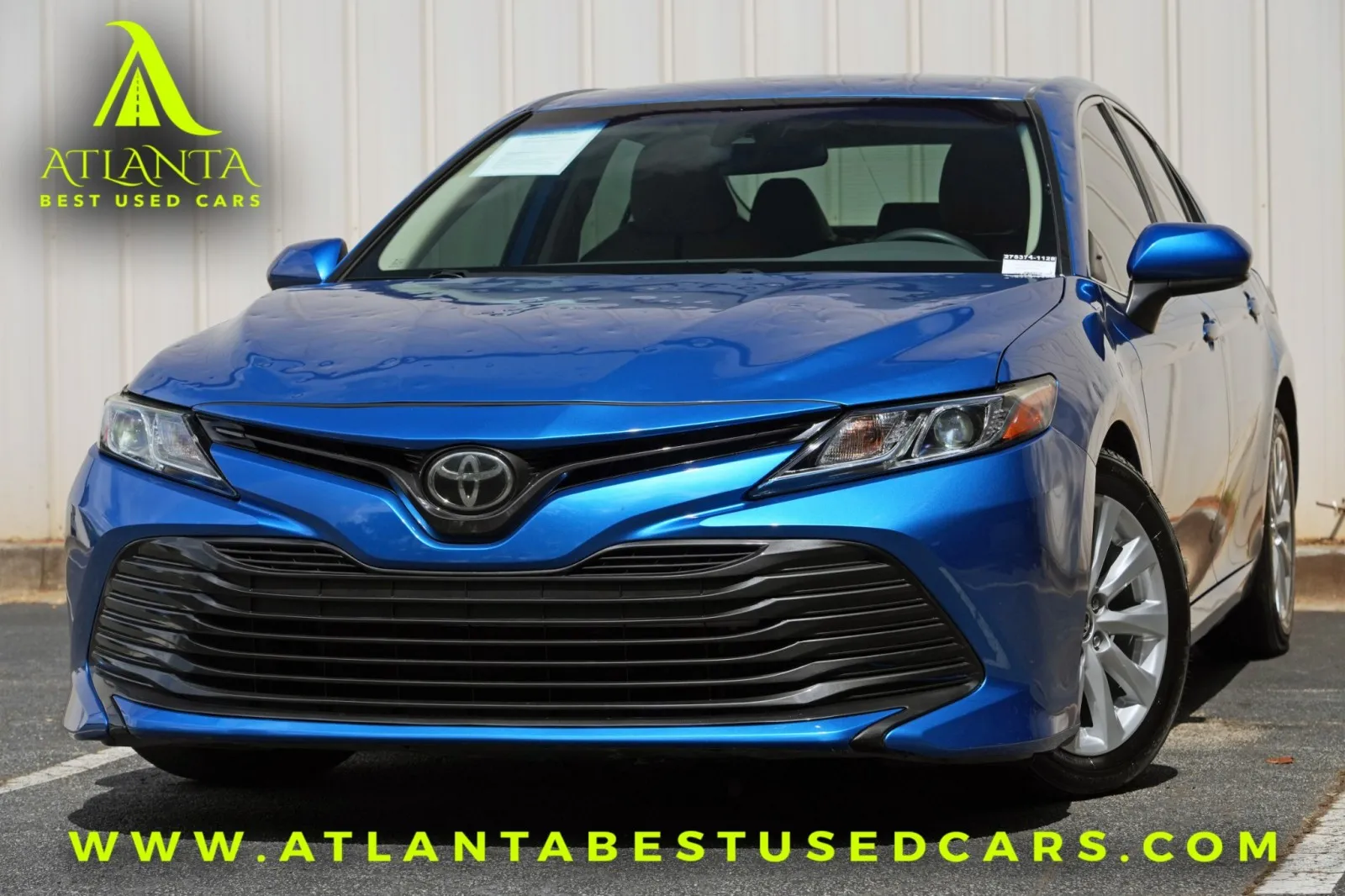 Blue 2019 Toyota Camry LE for sale in Peachtree Corners, GA