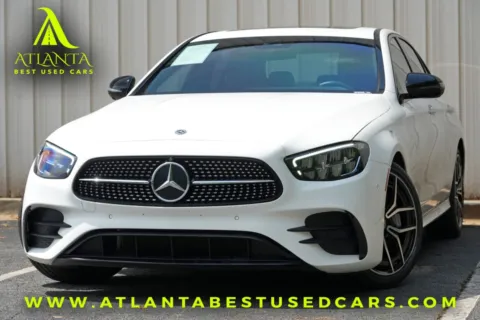White 2021 Mercedes-Benz E-Class E 350 w/ Premium, AMG Line & Night Packages for sale in Peachtree Corners, GA