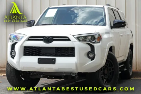 White 2021 Toyota 4Runner SR5 Premium w/ 3rd Row Seating for sale in Peachtree Corners, GA