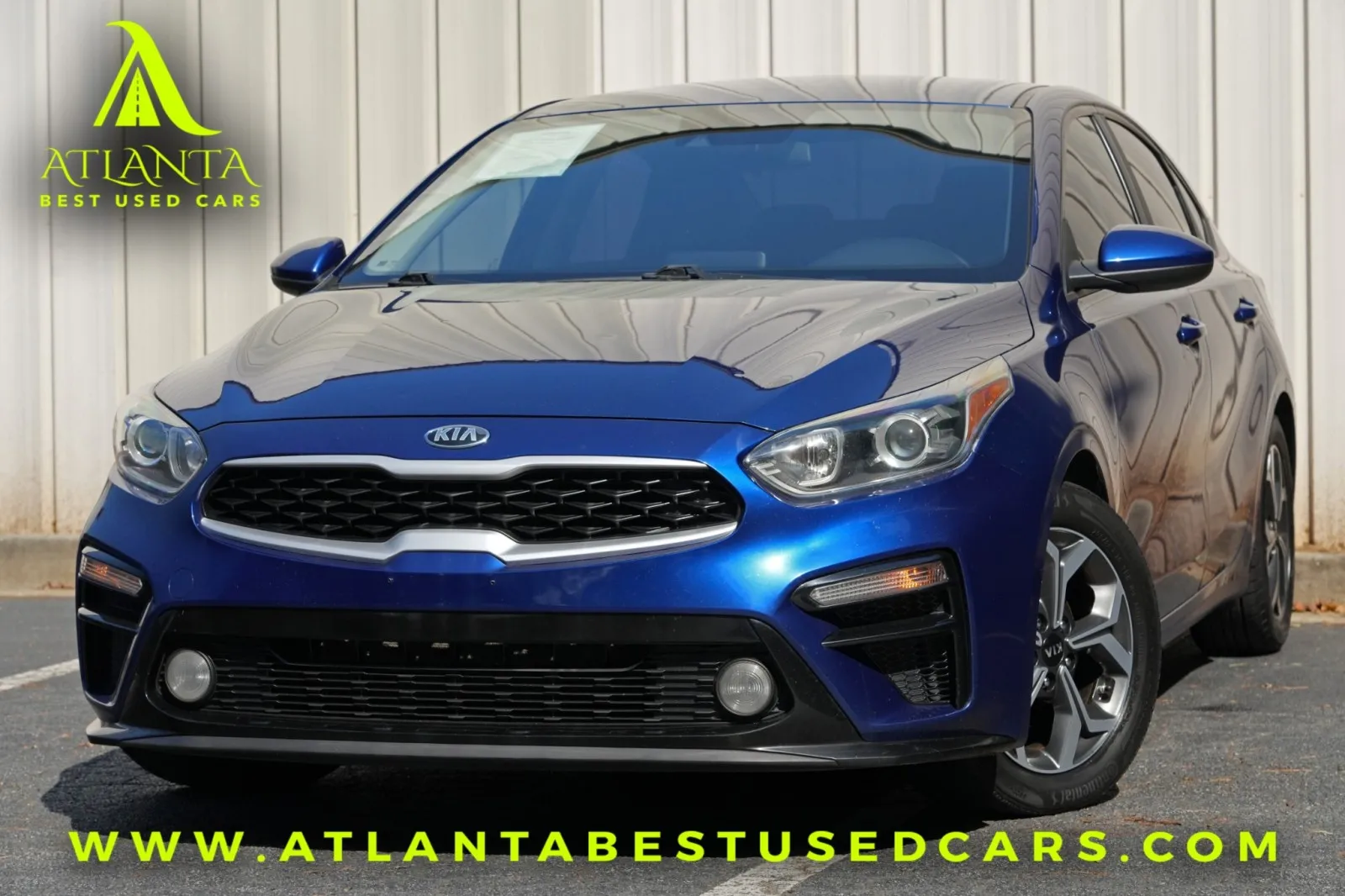 Blue 2021 Kia Forte LXS for sale in Peachtree Corners, GA