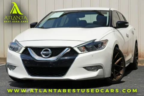 White 2017 Nissan Maxima SR w/ Midnight Edition Package for sale in Peachtree Corners, GA
