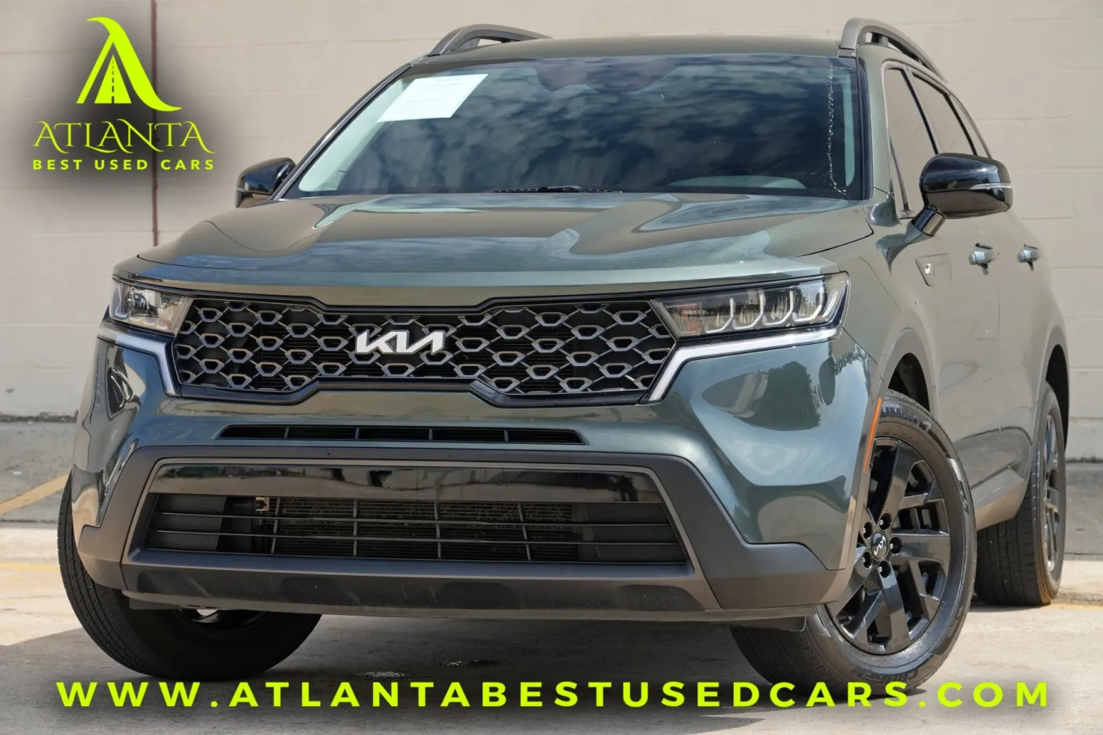 Green 2022 Kia Sorento X-Line S for sale in Peachtree Corners, GA