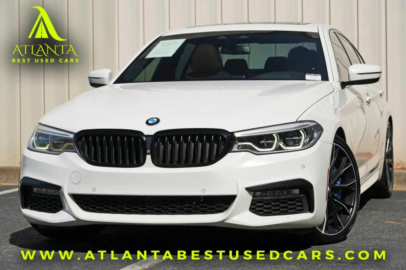 White 2017 BMW 5 Series 540i w/ M Sport, Premium & Driving Assist Packages for sale in Peachtree Corners, GA