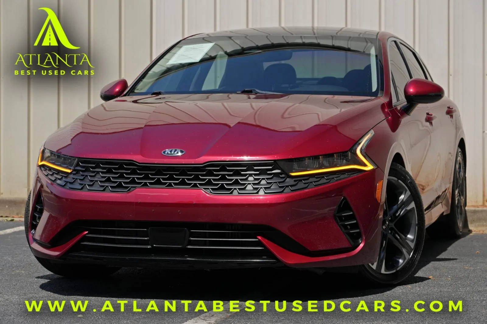 Red 2021 Kia K5 EX w/ Premium Package for sale in Peachtree Corners, GA