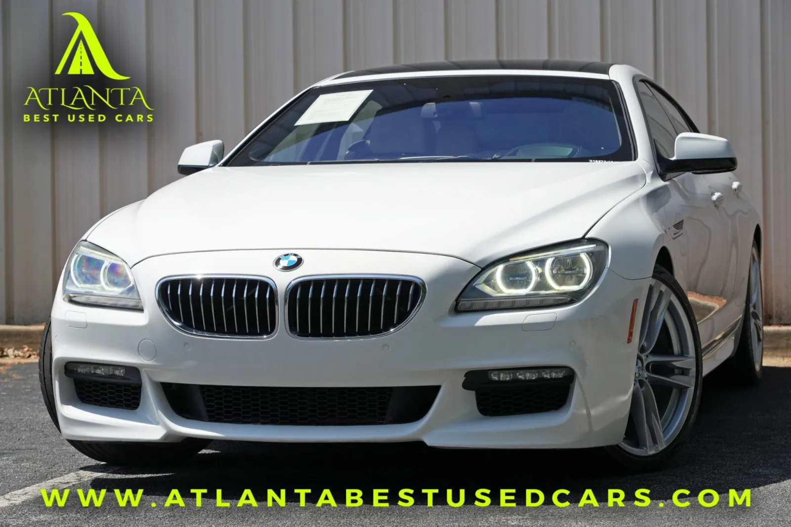 White 2015 BMW 6 Series 640i w/ M Sport & Executive Packages for sale in Peachtree Corners, GA