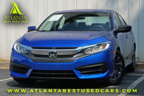 Blue 2017 Honda Civic Sedan EX for sale in Peachtree Corners, GA