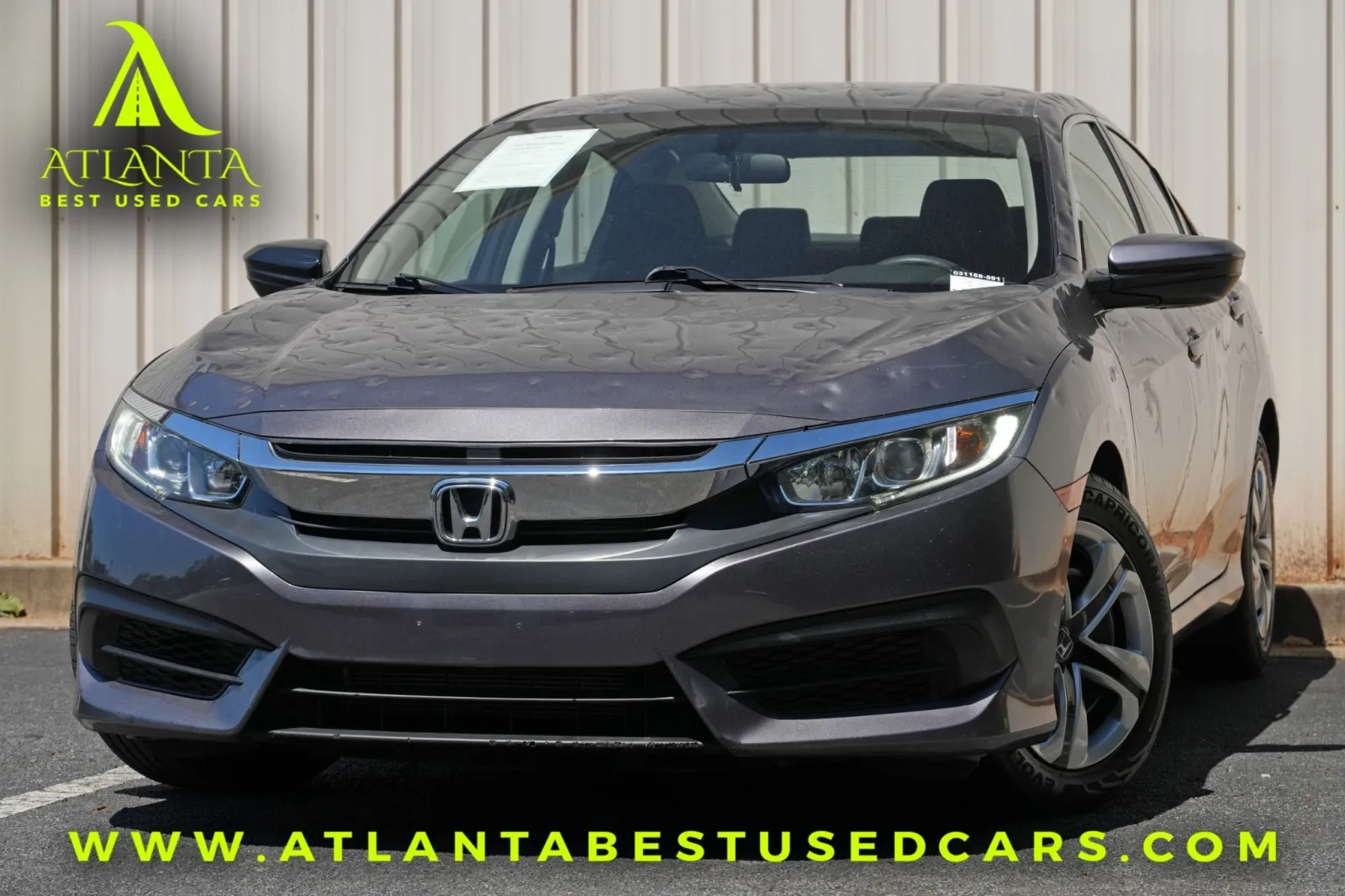 Gray 2018 Honda Civic Sedan LX for sale in Peachtree Corners, GA