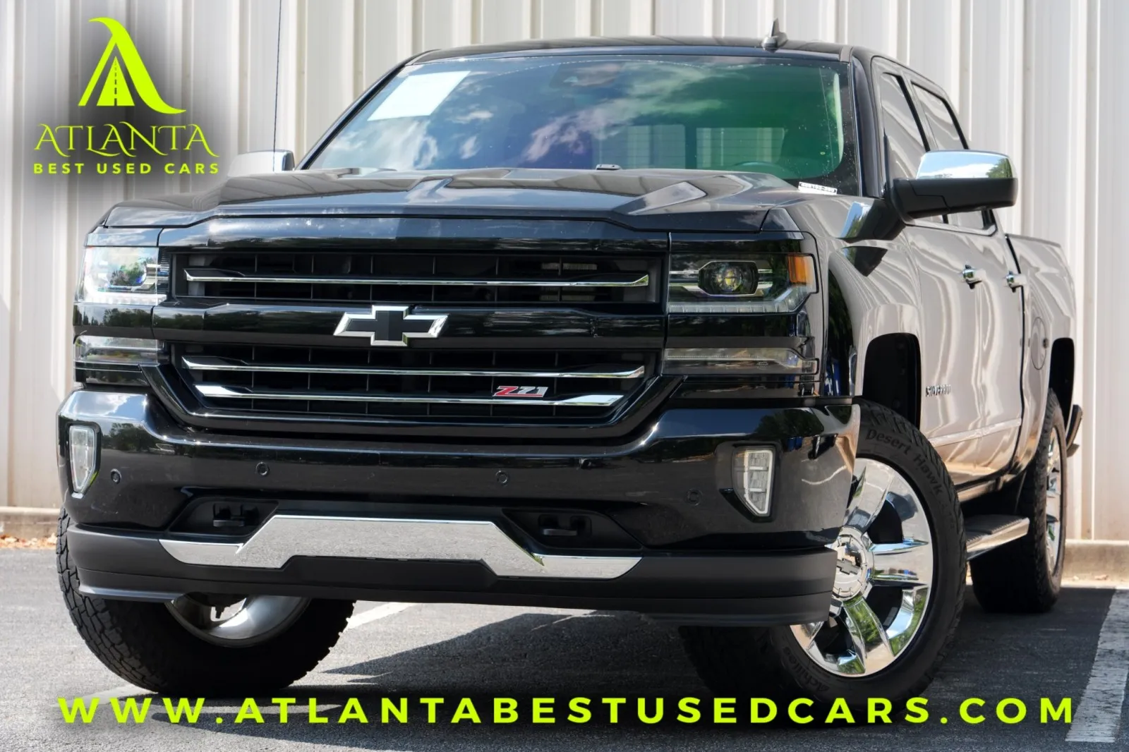 Black 2018 Chevrolet Silverado 1500 LTZ for sale in Peachtree Corners, GA