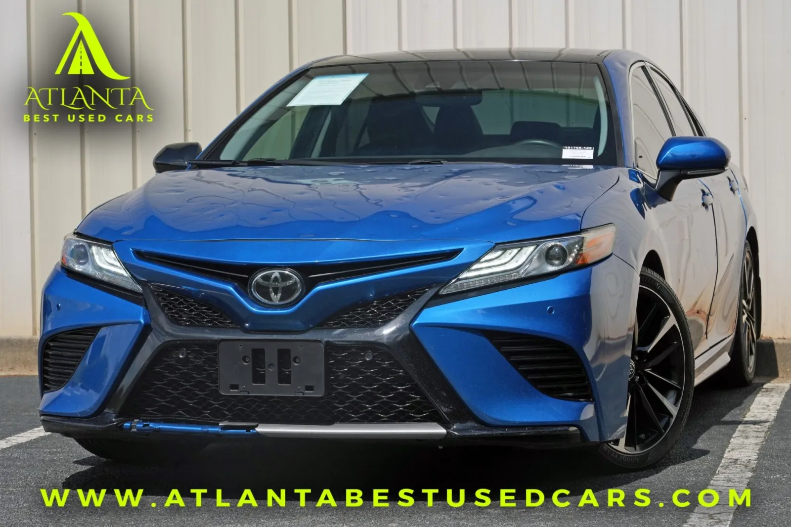 Blue 2018 Toyota Camry XSE for sale in Peachtree Corners, GA