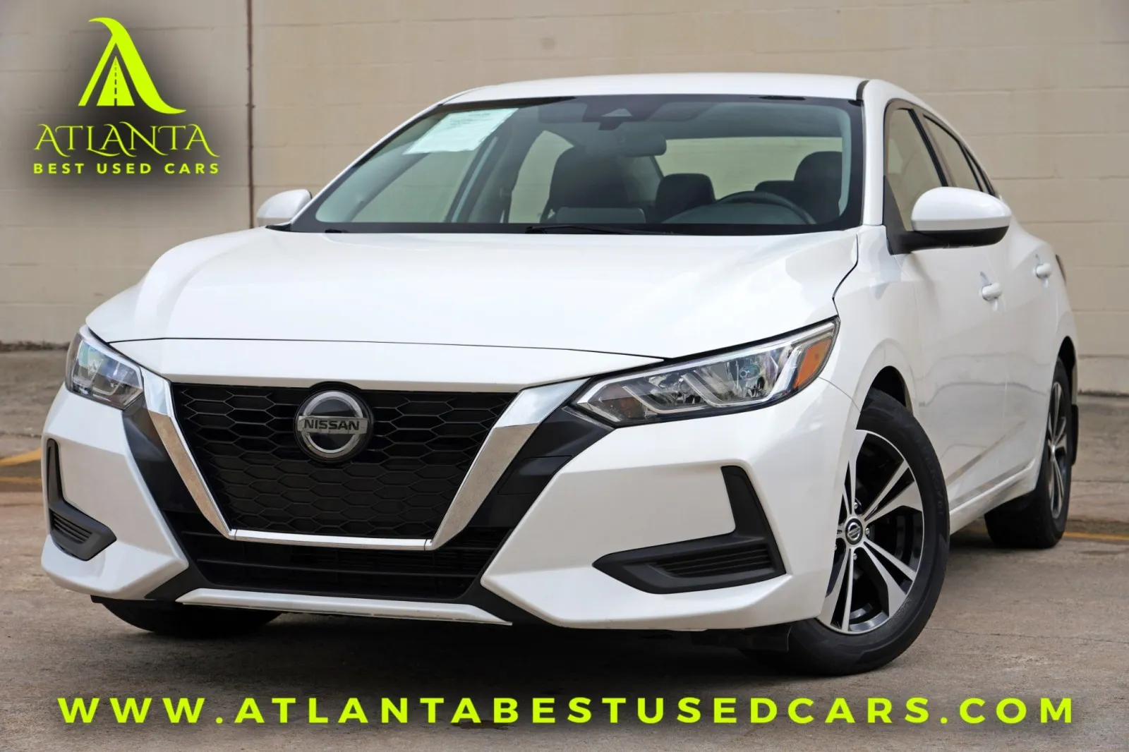White 2021 Nissan Sentra SV for sale in Peachtree Corners, GA