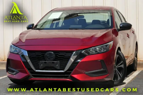 Red 2022 Nissan Sentra SV for sale in Peachtree Corners, GA
