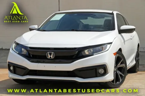 White 2019 Honda Civic Coupe Sport for sale in Peachtree Corners, GA