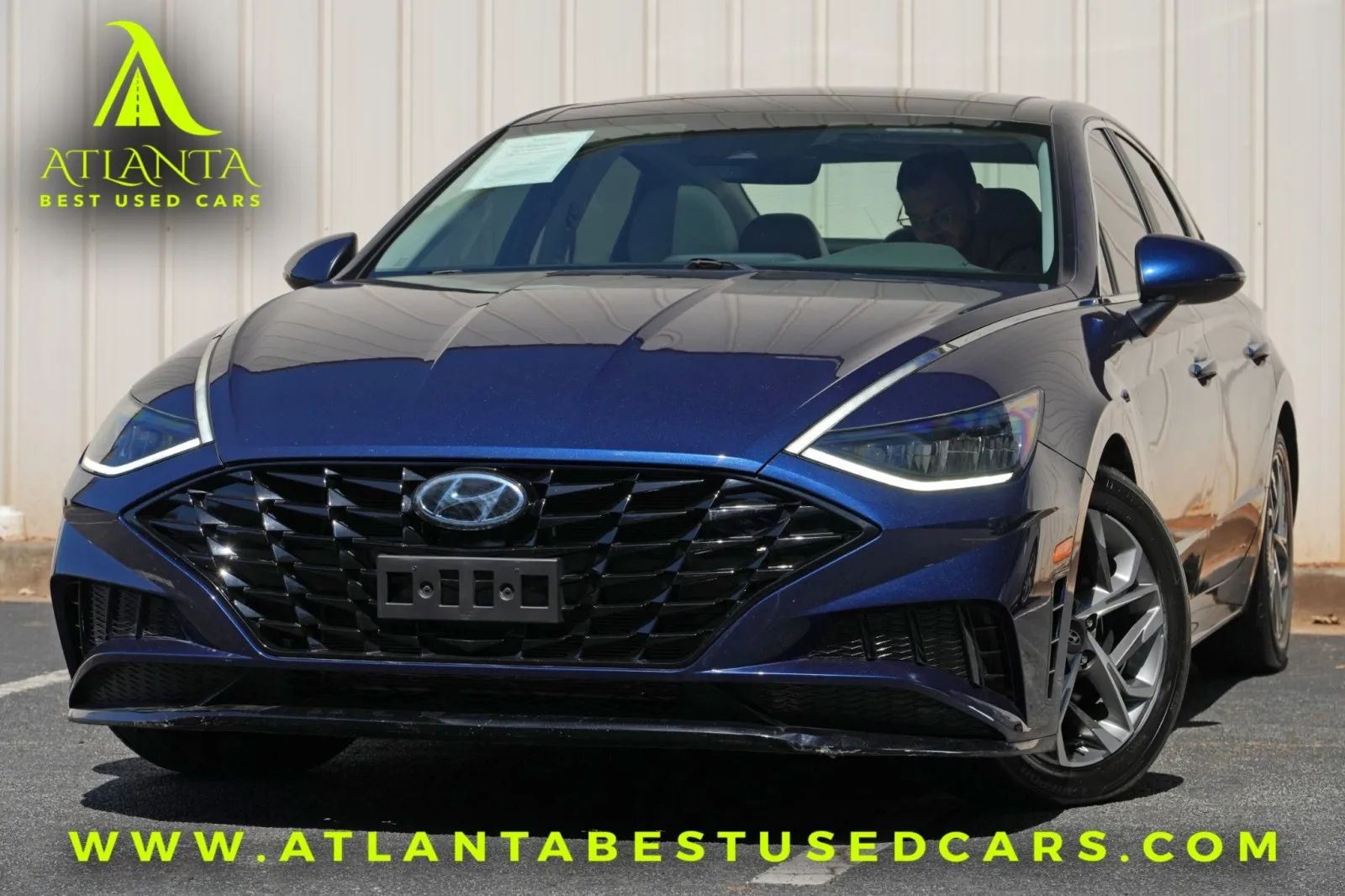 Blue 2021 Hyundai Sonata SEL w/ Convenience Package for sale in Peachtree Corners, GA