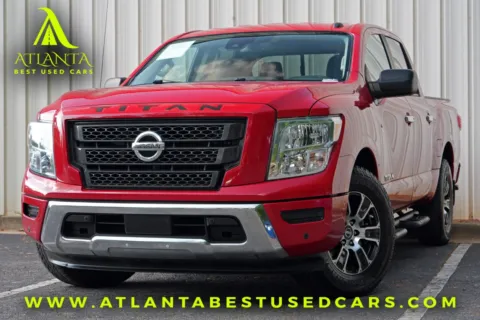 Red 2021 Nissan Titan SV w/ Convenience Package for sale in Peachtree Corners, GA