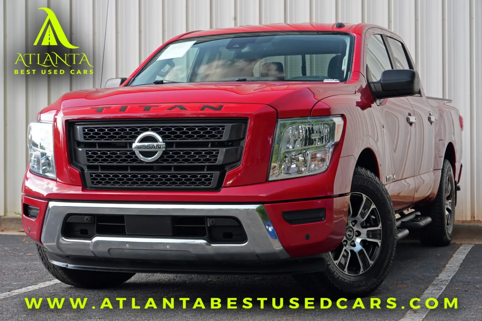 Red 2021 Nissan Titan SV w/ Convenience Package for sale in Peachtree Corners, GA