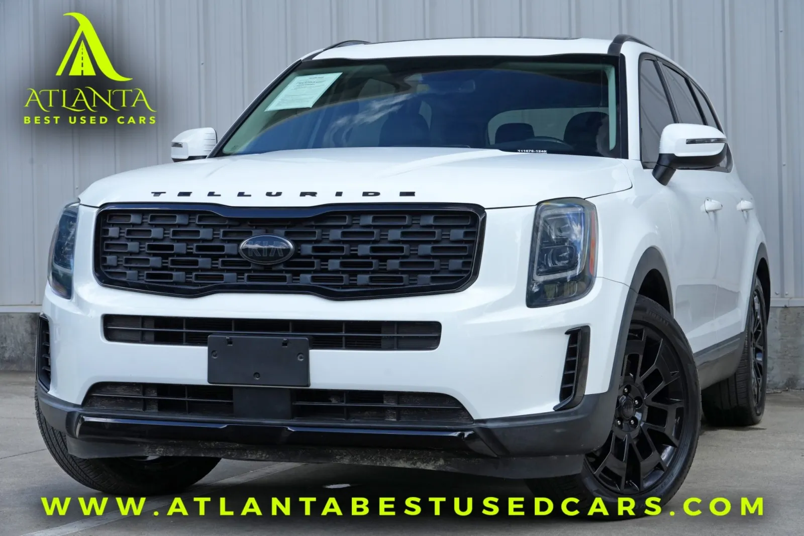 White 2021 Kia Telluride EX w/ Premium & Nightfall Edition Packages for sale in Peachtree Corners, GA