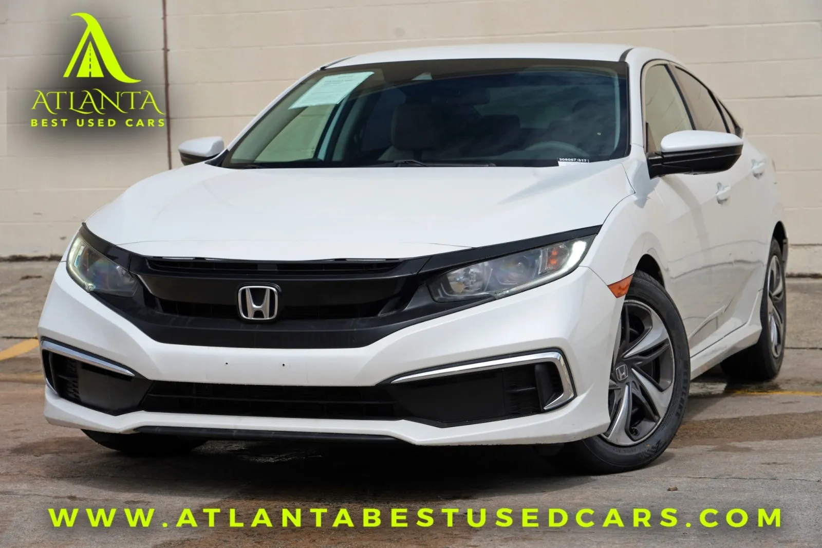 White 2019 Honda Civic Sedan LX for sale in Peachtree Corners, GA
