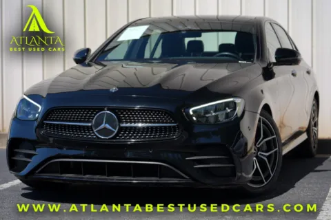 Black 2021 Mercedes-Benz E-Class E 350 w/ Premium, AMG Line & Night Packages for sale in Peachtree Corners, GA