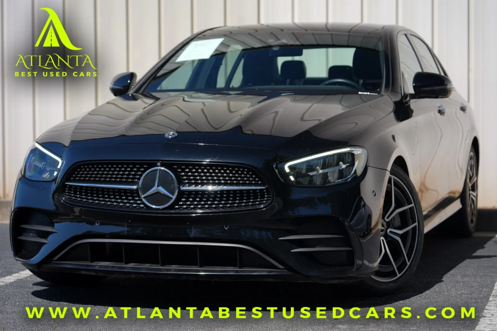 Black 2021 Mercedes-Benz E-Class E 350 w/ Premium, AMG Line & Night Packages for sale in Peachtree Corners, GA